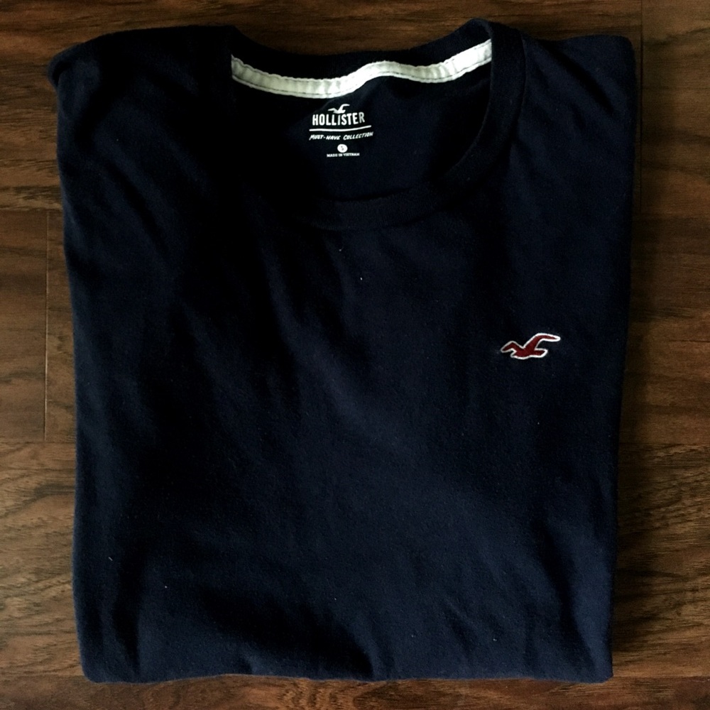 Navy Blue Hollister Must-Have Collection Tee